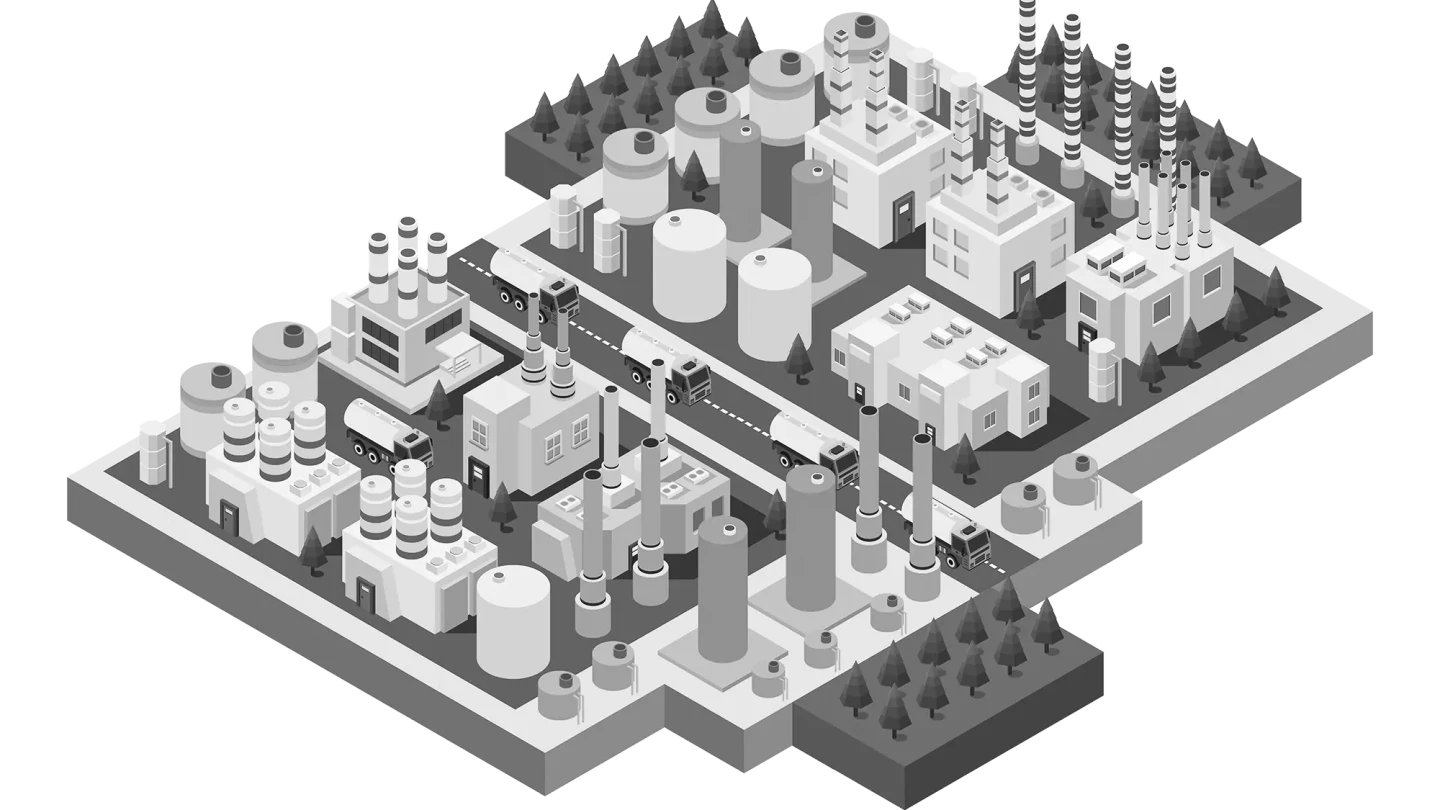 3D Model Oil and Gas Industry